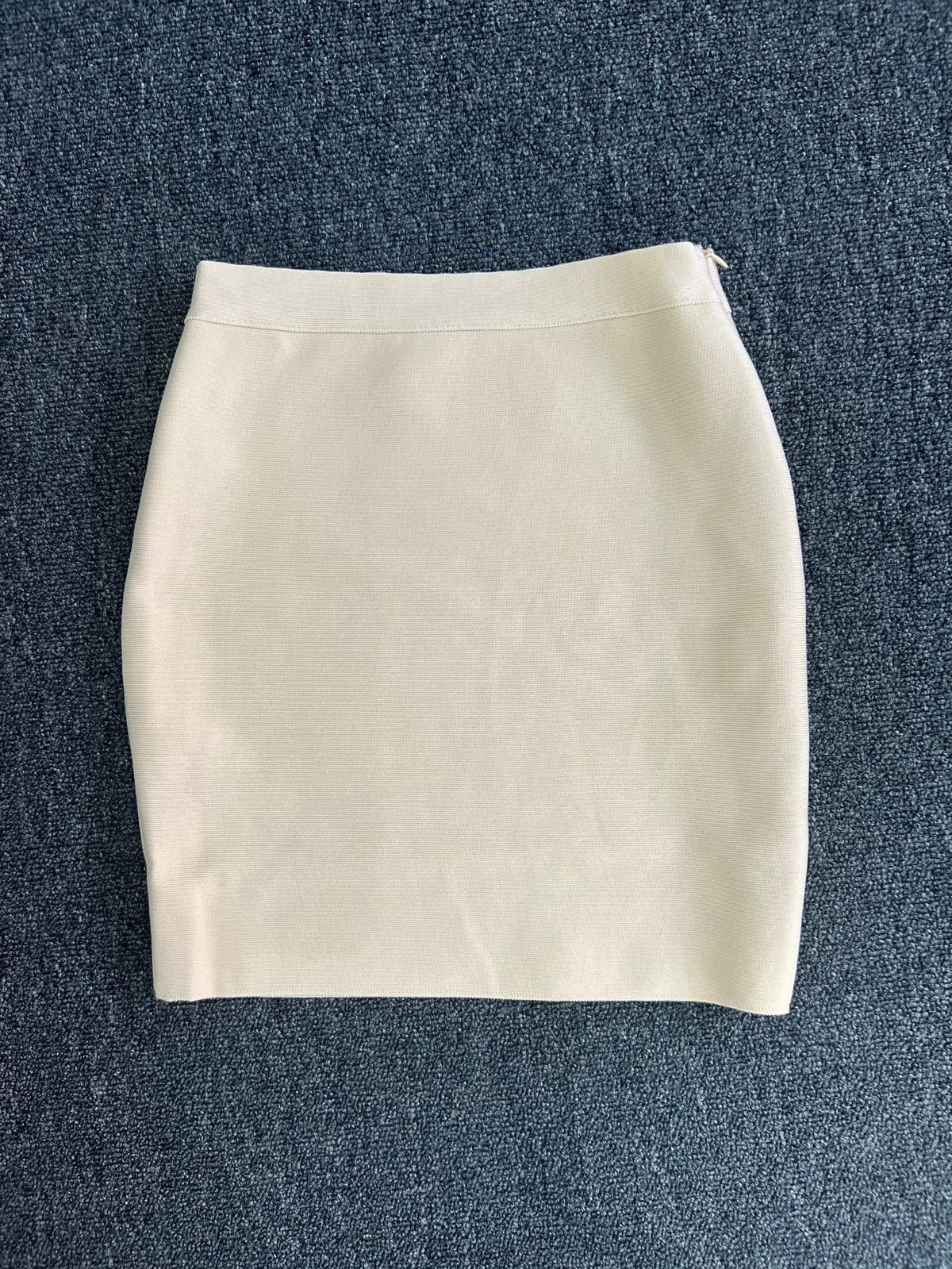 Solid Bandage Mini Skirt