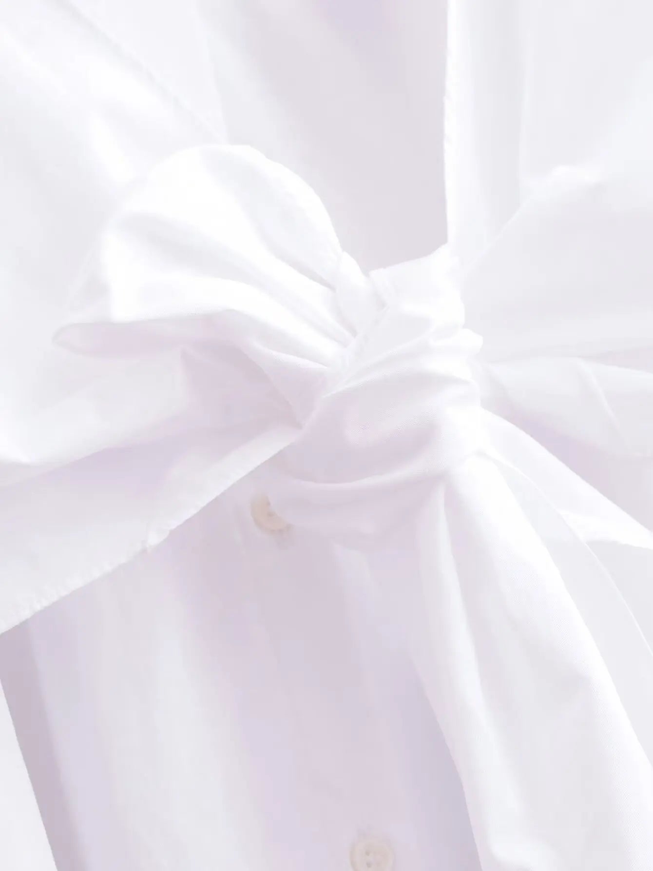 White A-Line Mid-Length Slim Dress