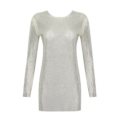 Hot Diamond Slim Fit Wrap Hip Dress