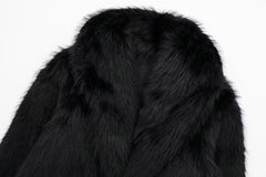 Open Front Faux Fur Cropped Jacket - Final Sale
