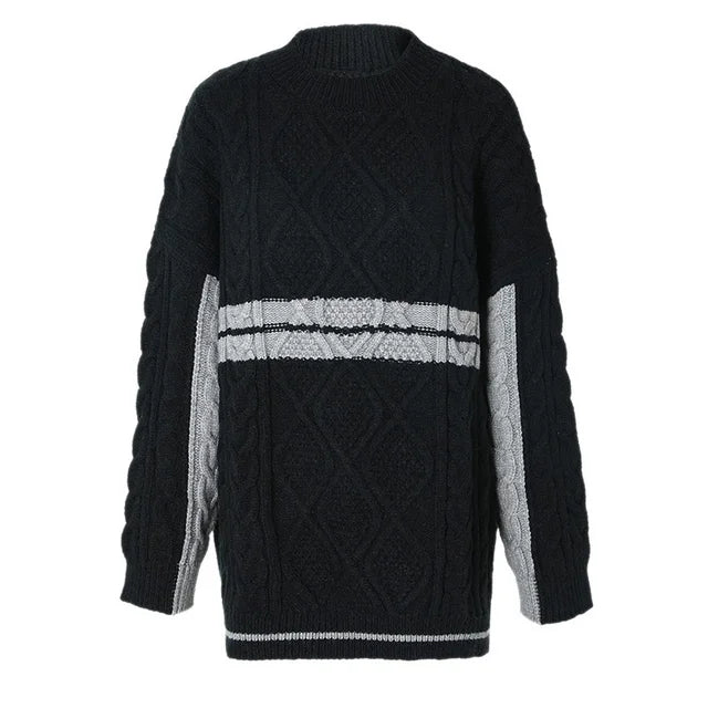 Casual Striped Knitting Sweater