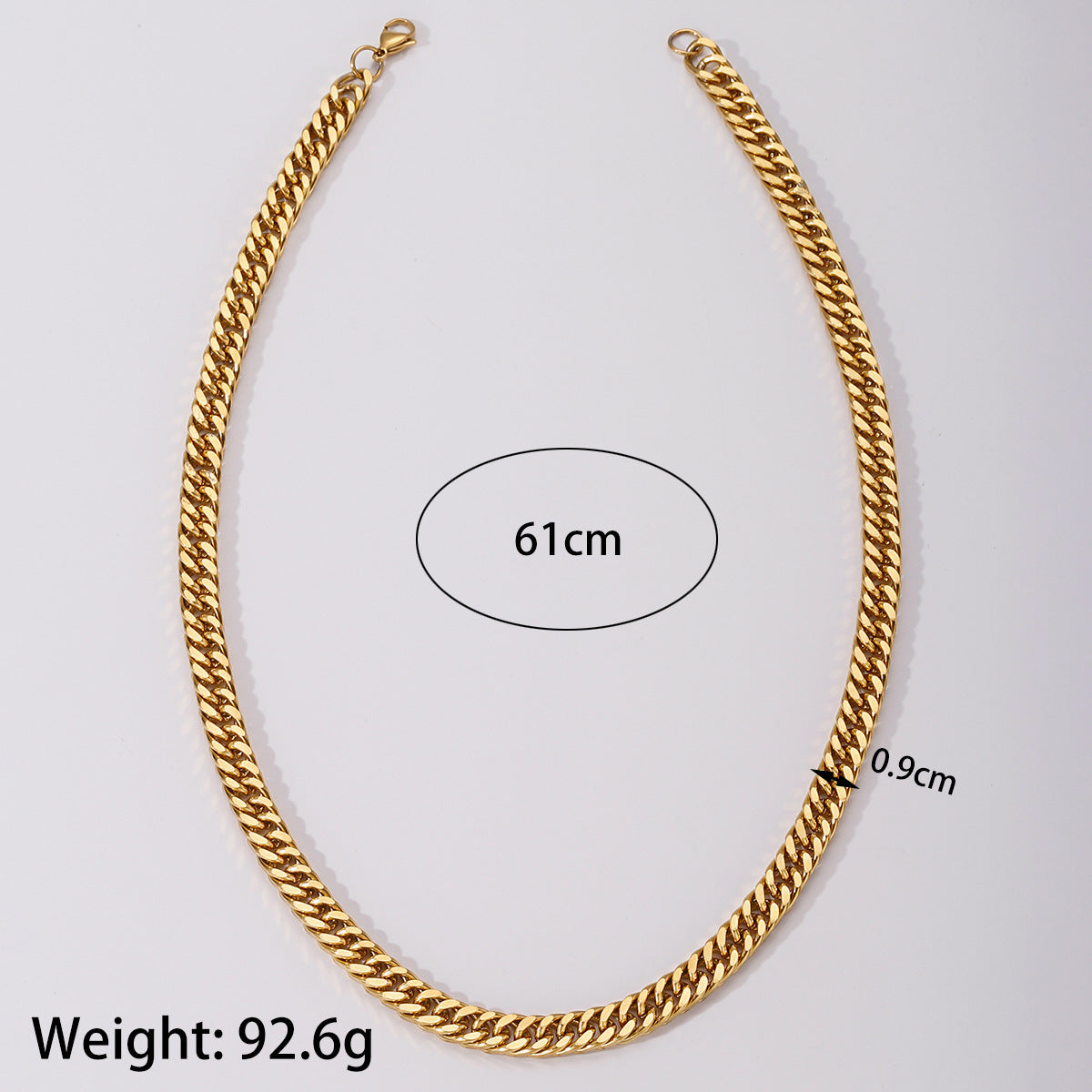 Classic Thick Curb Necklace