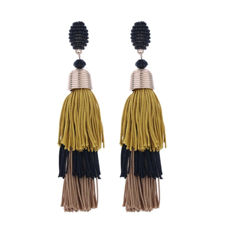 Pre Order:  Bohemian Long Tassel Earrings