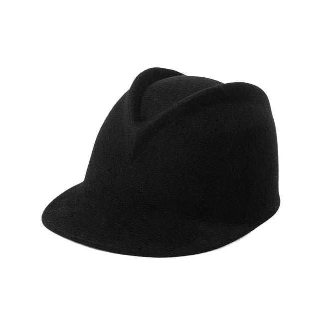 V Top Equestrian Wool Cap