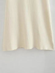 Strapless Ribbed Knit Maxi Dress