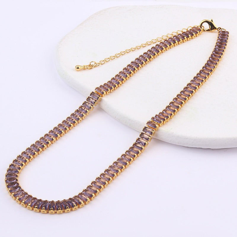 Claw Chain Zircon Necklace