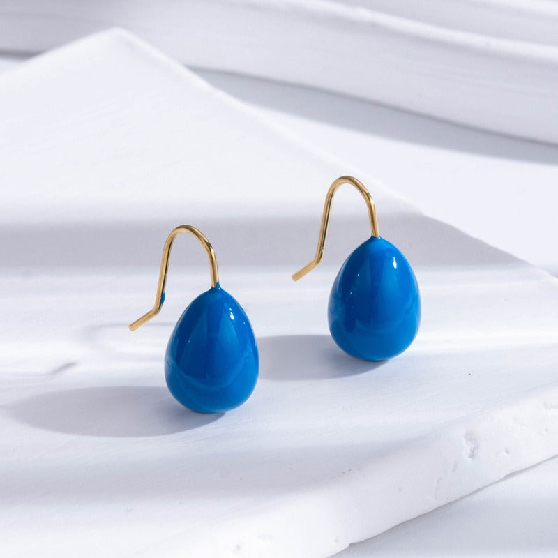 Water Drop Candy Hook Earrings