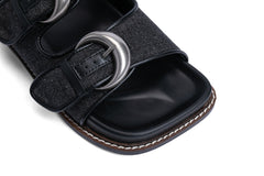 Casual Denim One-Line Beach Sandals