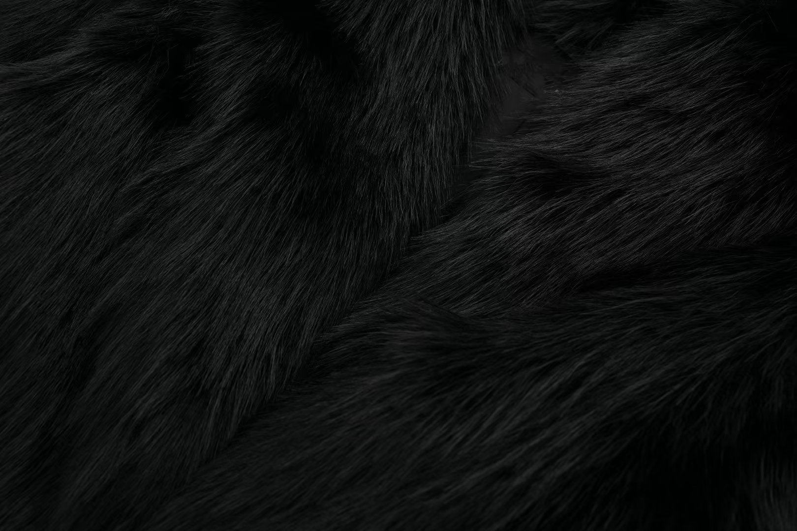 Open Front Faux Fur Cropped Jacket - Final Sale