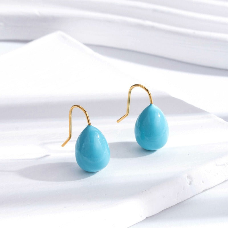 Water Drop Candy Hook Earrings