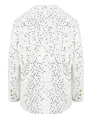 Sequins Single Breasted Big Size Blazer