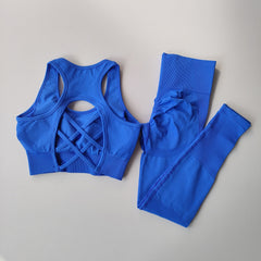 Seamless Yoga Top + Pants Set