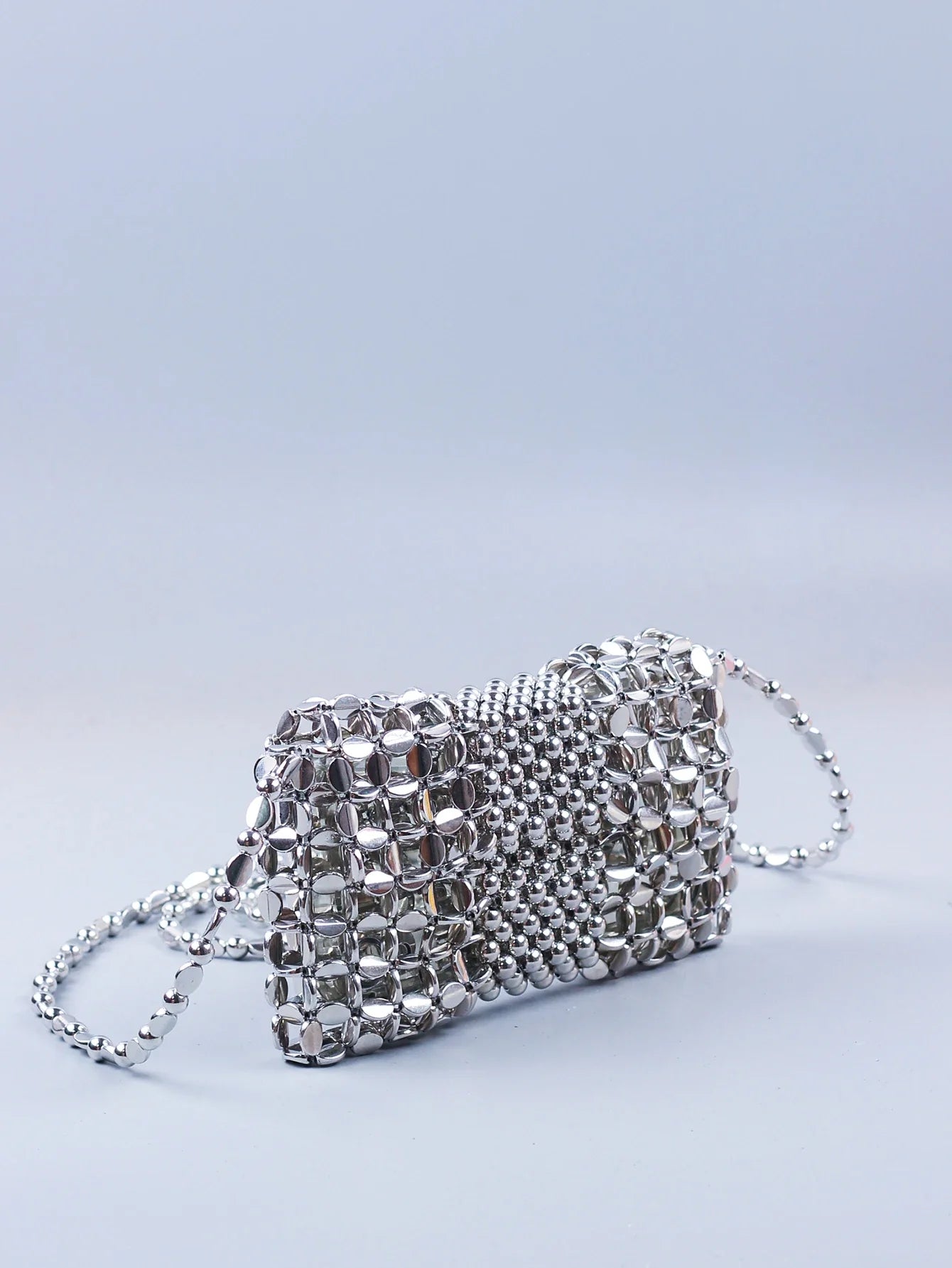 Handmade Beaded Long Chain Handbag