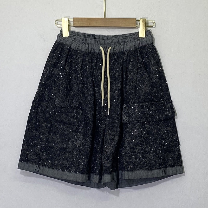 Starry Multi Pocket Casual Shorts