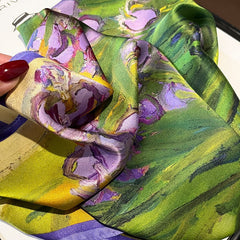 Tulips Artwork Silk Scarf