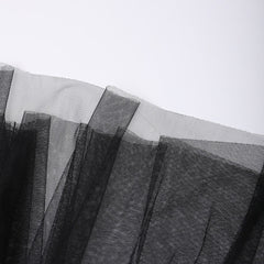 Strappy Mesh Layered Dress