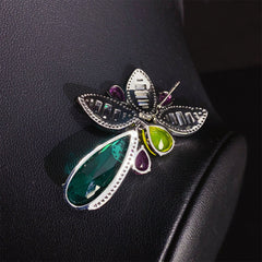 Water Droplet Flower Zircon Earrings