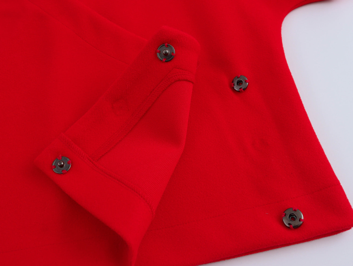 Vintage Red Loose V-Neck Casual Sweater