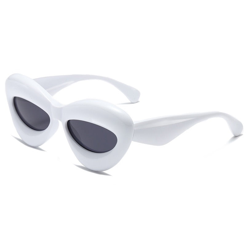 Thick Frame Cat-Eye Sunglasses