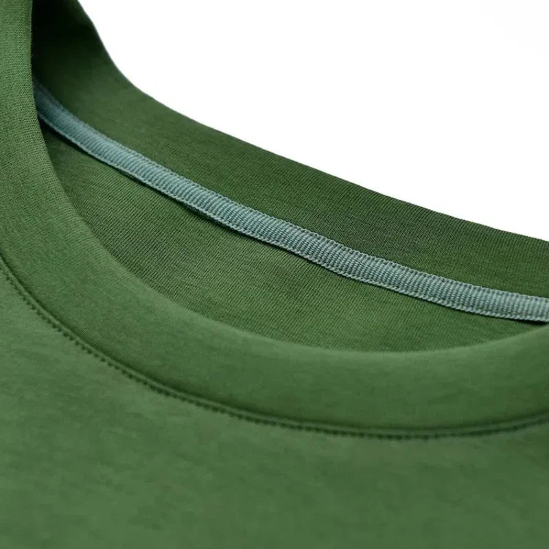 Green Round Neck Long Sleeve Loose Sweater