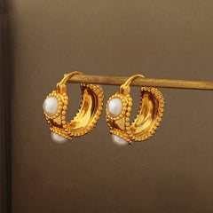 Ancient Style Hoop Earrings