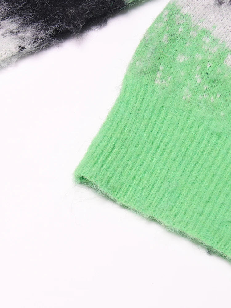 Gradient Stripes Cotton Sweater