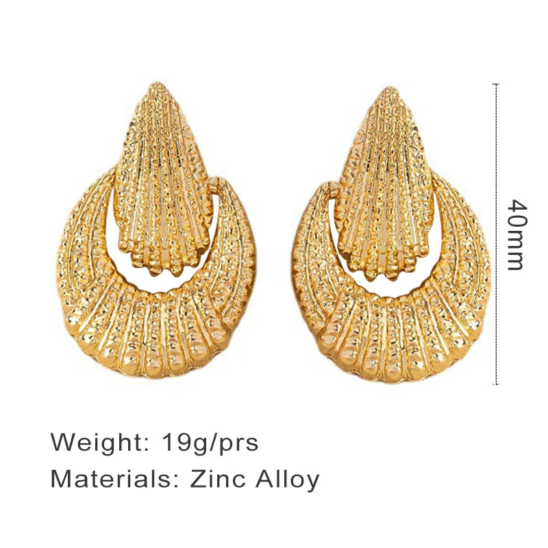 Metal Door Knocker Earrings