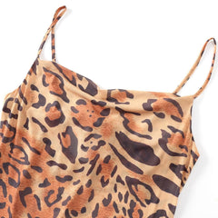Casual Leopard Print Cami Dress