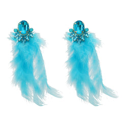 Pre Order:  Bohemian Feather Tassel Earrings