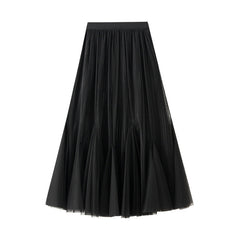 Two-Sided Mesh Spliced Skirt