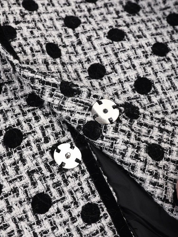 Casual Big Dotted Loose Jacket