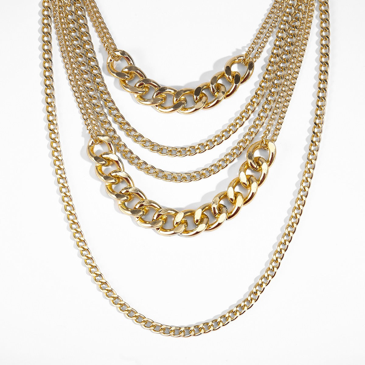 Multilayer Gold and Silver Plated Boho Necklaces