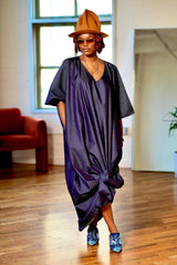 Uza Denim Kaftan Dress - DMNJ