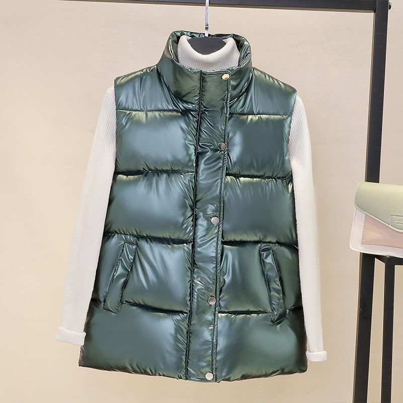 Glossy Bright Puffer Vest