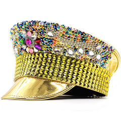 Diamond Studded Party Performance Hat