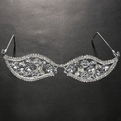 Rhinestones Geometric Costume Eyewear