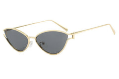 Cat Eye Hollowed Out Metal Sunglasses