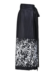 Pre Order:  Bamboo Print Wide Leg Pants