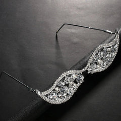 Rhinestones Geometric Costume Eyewear