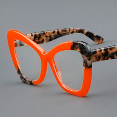 Retro Frame Acetate Sunglasses