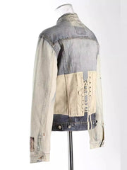 Waist Cinched Retro Denim Jacket
