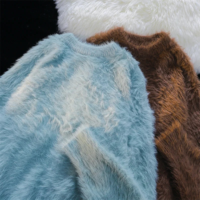 Fur Loose Knit Sweater