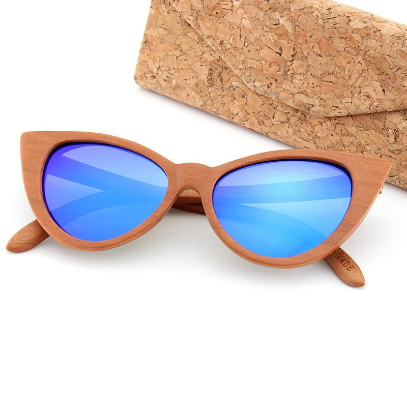 Retro Travel Cat Eye Polarized Sunglasses