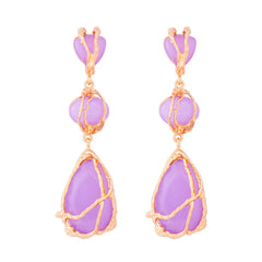 Pre Order:  Bohemian Tear Drop Resin Earrings
