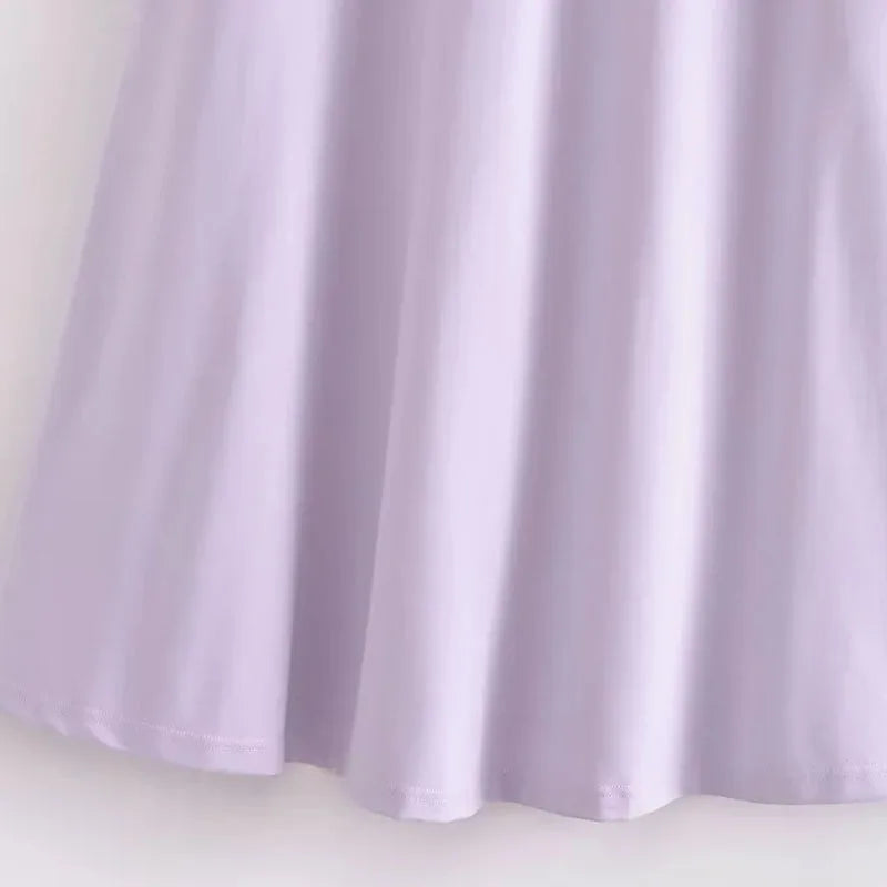 Classic Cotton Midi Shirt Dress
