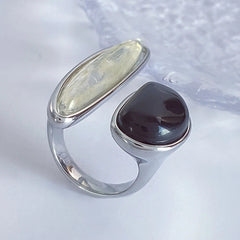 Crystal Copper Adjustable Ring