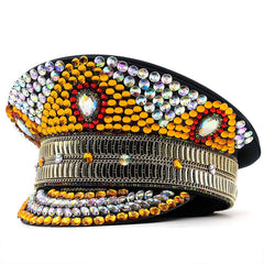 Diamond Studded Party Performance Hat