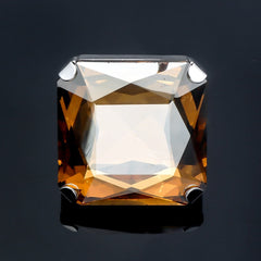 Oversized Square Gem Ring