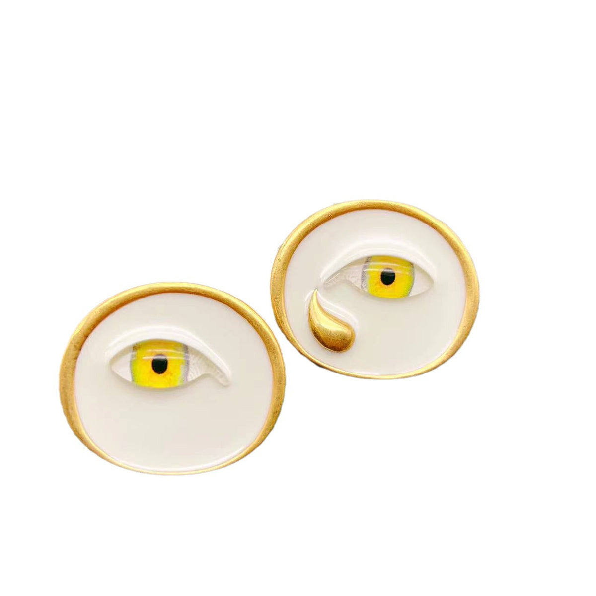 Elegant Eye Tear Earrings