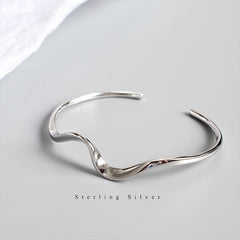 Sterling Silver Open Bracelet